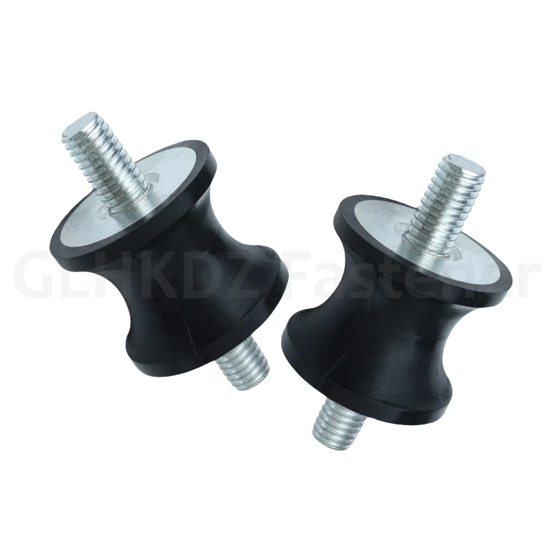 M4-M8 Male-Male Thread Rubber Shock Absorber Crash Pad GVV-Type Damper Noise Reduction Anti Vibration