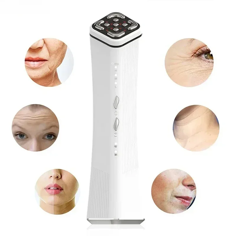 EMS High Frequency Beauty Device Facial Lift Firming Fine Lines Tools Anti-aging Freezing Age Skin Rejuvenation Care Instrument