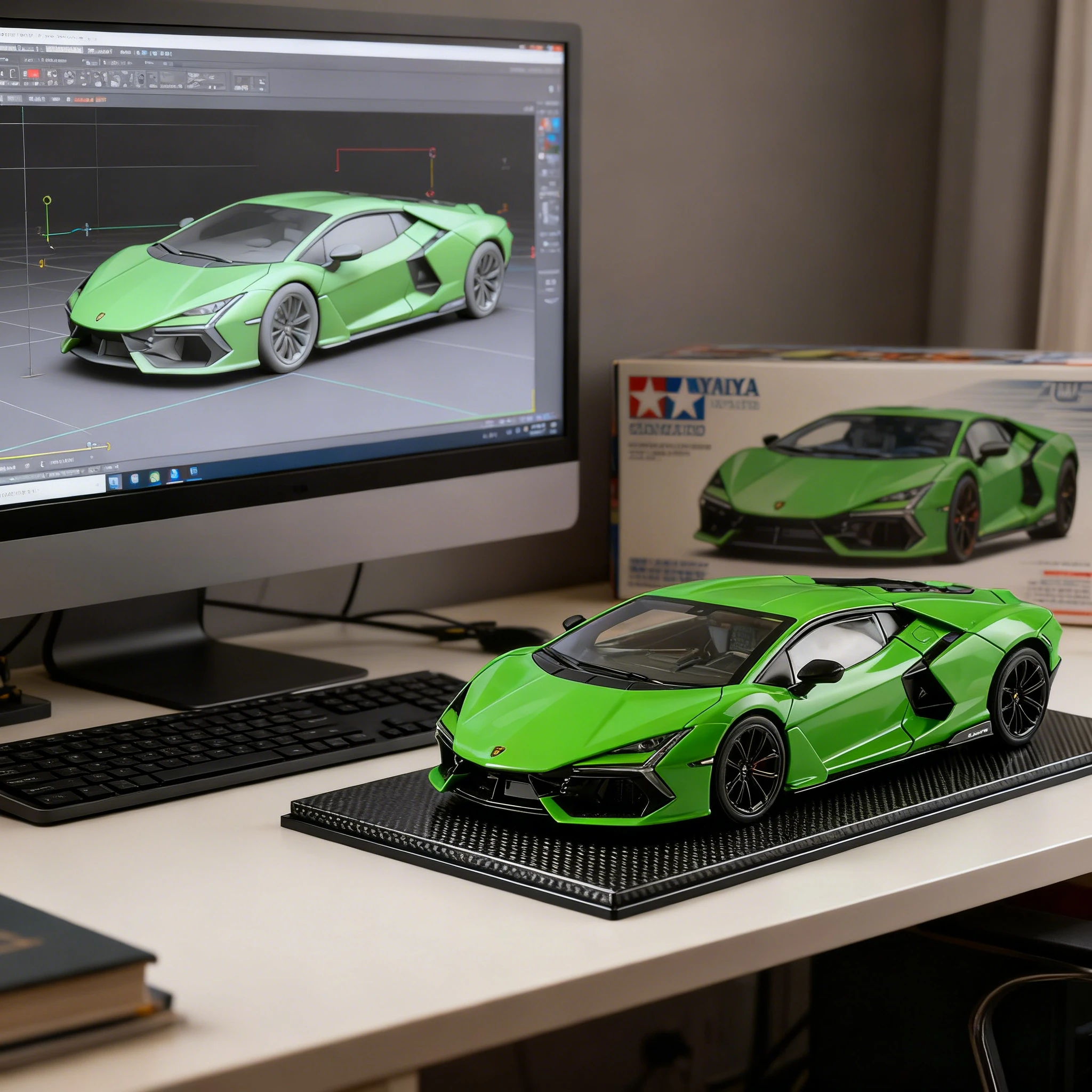 1:18 Lamborghini Revuelto Model Samochodu z Odlewu Stopu Metali z Efektami Dźwiękowymi i Świetlnymi Zabawki dla Dzieci Kolekcja Hobby Prezenty dla Chłopców i Dzieci