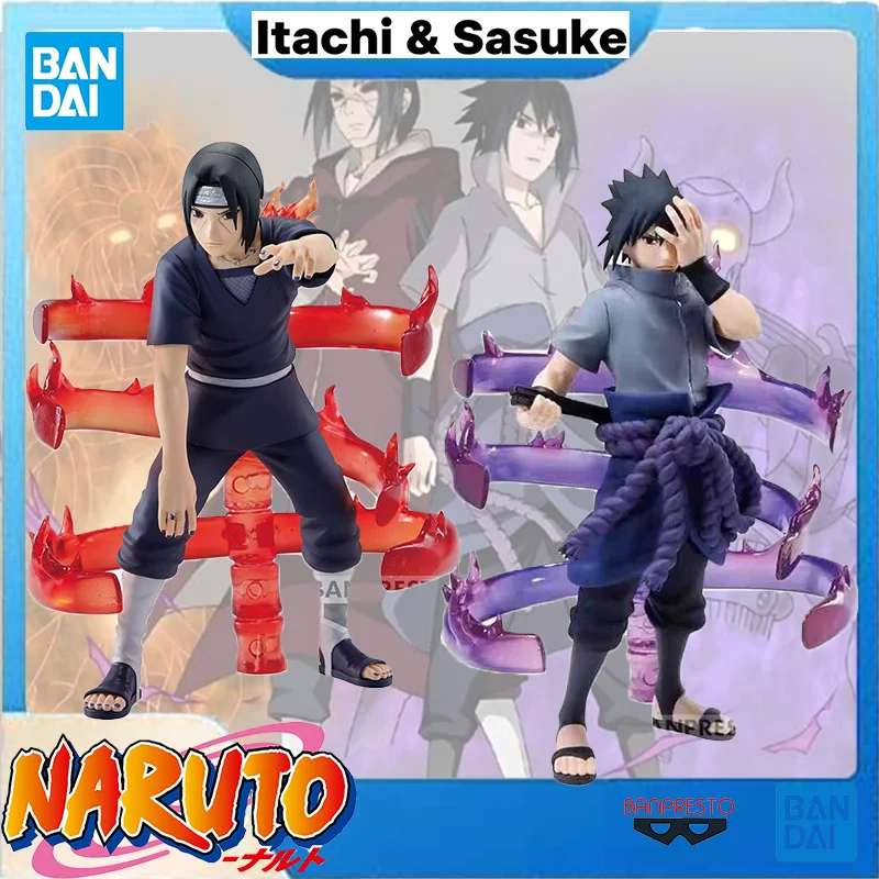 

Bandai Official Naruto SUSANOO Uchiha Itachi & Sasuke двойной персонаж масштаб 1/10 раскрашенная из ПВХ аниме точная коллекционная фигурка