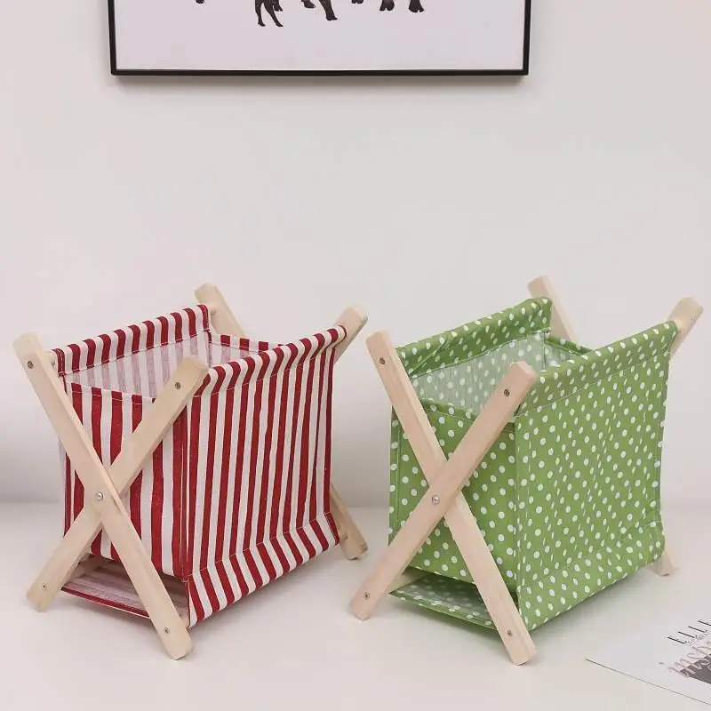 Magazine Rack Magazine Fabric Storage Rack Basket Organizing Desktop Newspaper Bookshelf Pocket Building Book