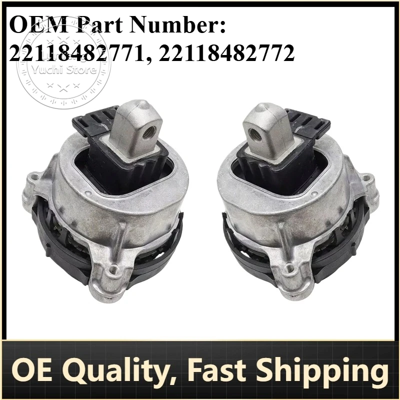 

P/N: 22118482771, 22118482772 - Engine Mounts for BMW 5 (G30/G31/F90) 6 (G32) X3 (G01/F97/G08) X4 (G02/F98) X5 (G05/F95) xDrive