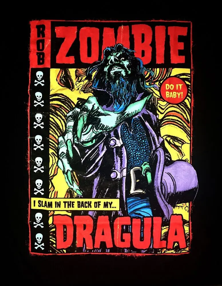 ROB ZOMBIE cd cvr Hellbilly Deluxe DRAGULA Official SHIRT XL New sinister urge