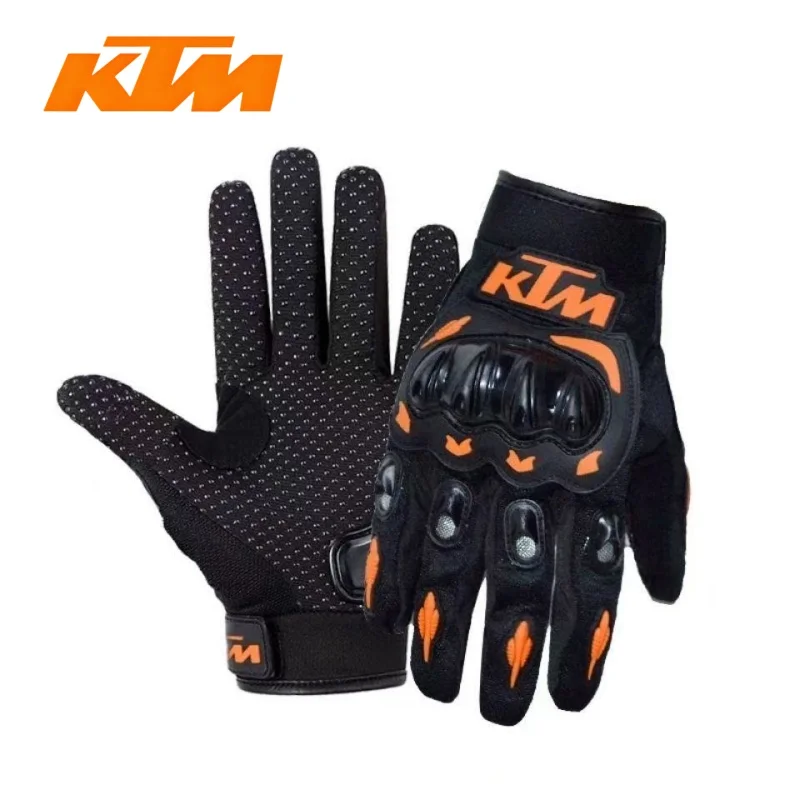 Guantes todoterreno KTM, guantes transpirables para bicicleta con dedos completos, guantes anticaída para motocicleta, guantes para deportes al aire libre
