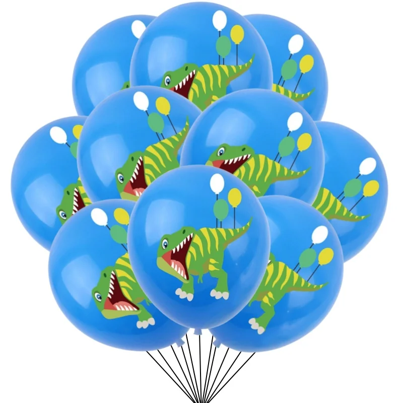 Dinosaurier-Luftballons, alles Gute zum Geburtstag, Party-Dekoration, für Kinder, Jungen, Babyparty, Dinosaurier-Luftballons, Dschungel-Safari-Geburtstags-Ballon-Zubehör – Detail 2