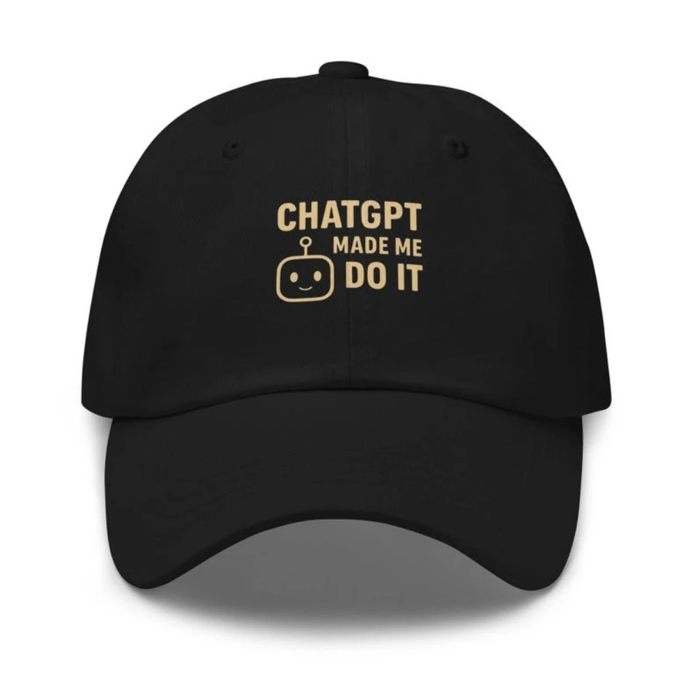 قبعة بيسبول فريدة من نوعها بتصميم رائع مثالية لمحبي التكنولوجيا ChatGPT Dad Hat