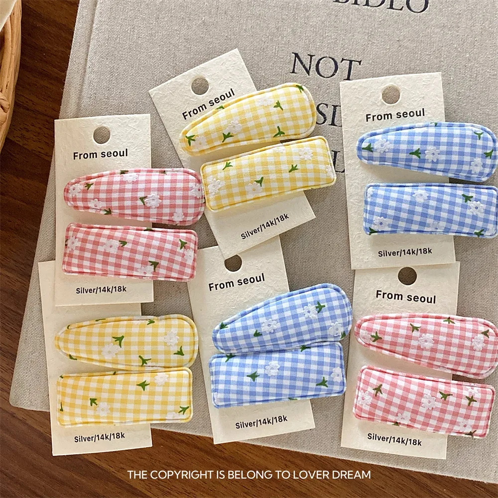 2-шт-корейский-новый-цвет-клетчатая-заколка-с-цветочным-принтом-заколка-для-волос-милая-челка-боковой-зажим-головные-уборы-для-девочек-детей-женщин-аксессуары-для-волос