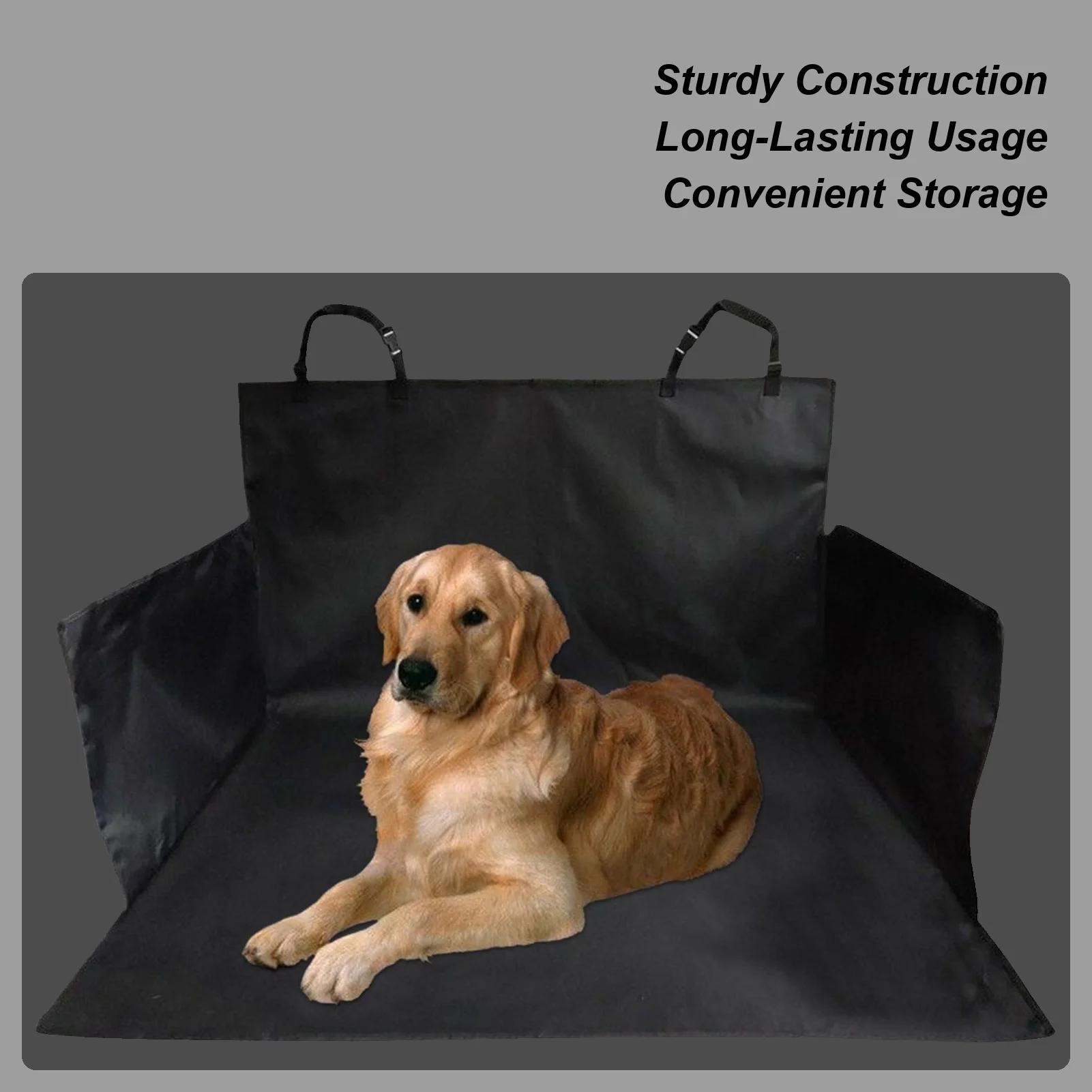 

Car Dog Mat Versatile Dog Car Seat Cover Protector Non-Slip Dustproof Pad Protector With Storage For Long Trips Easy Cleaning