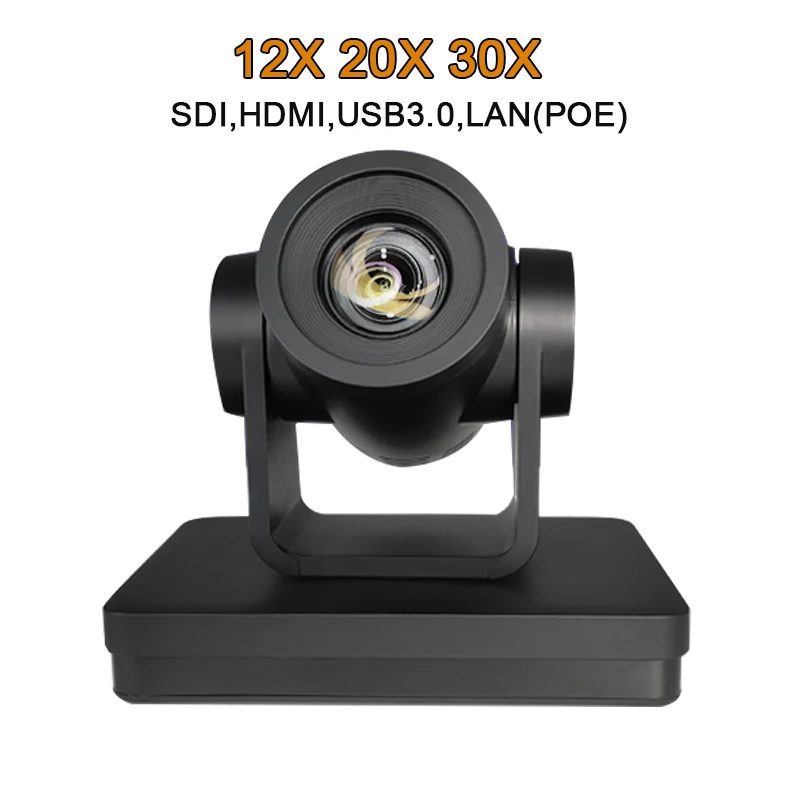 

1080P 60Fps POE SDI HDMI USB Output 12X 20X 30X Zoom PTZ IP Camera for Video Conference Live Streaming