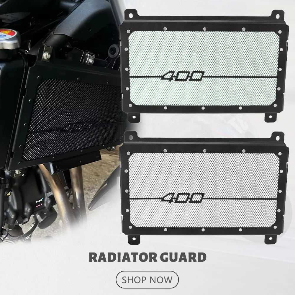 

For Kawasaki Z400 Z 400 NINJA400 NINJA 400 Engine Radiator Grille Guard Cover Protector Radiator Bezel Grille Guard Cover 18-23