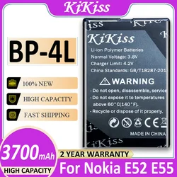 3700mAh BP-4L Battery For Nokia E61i E63 E90 E95 E71 6650F N97 N810 E72 E52 BP4L Phone Batteria +Tracking Number