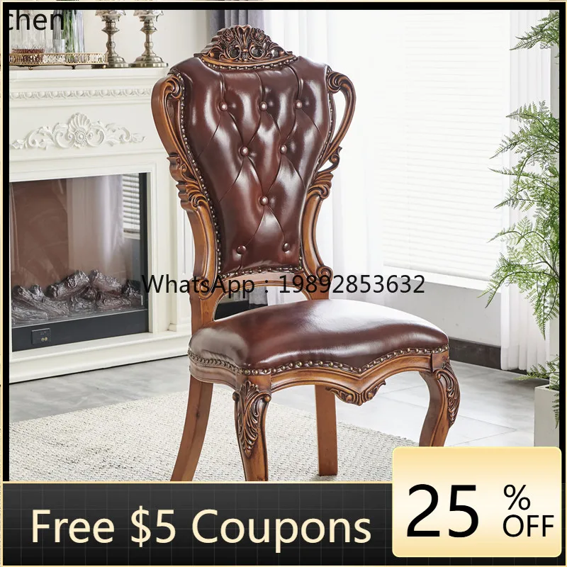 

U3 обеденный стул из цельного дерева, домашний старый деревянный стул в стиле ретро, ресторанный стул со спинкой, кофейный стул