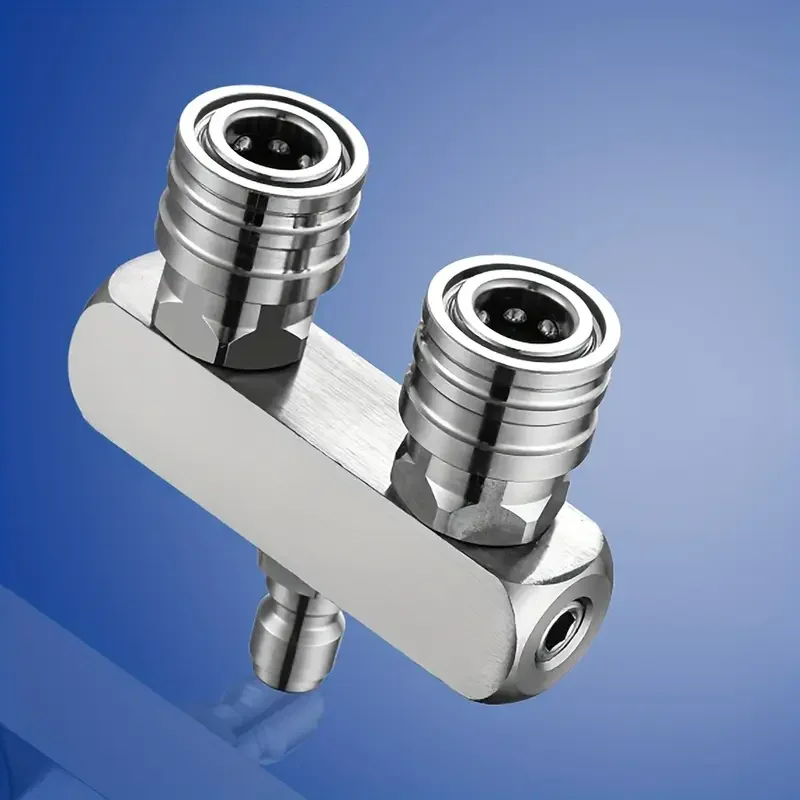 

Удлинитель с двойным соплом для мойки высокого давления, насадка для пистолета для мойки автомобилей, подходит для транспортных средств, дорог, чистки двора