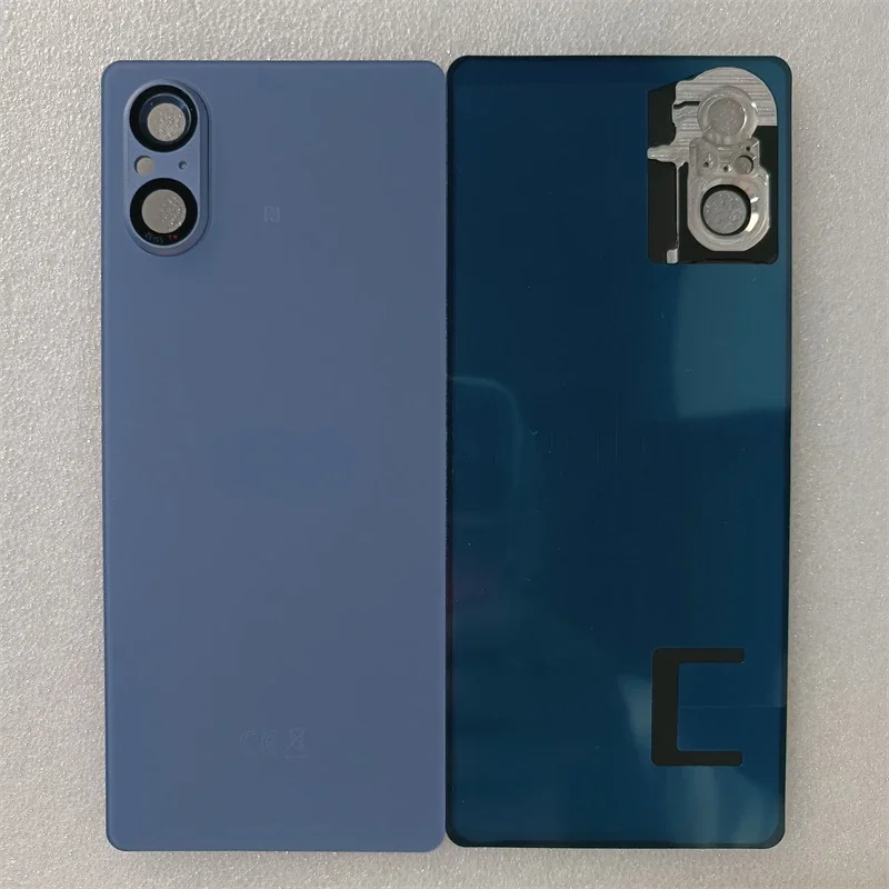 For Sony Xperia 5 V Battery Cover Rear Glass Door Housing For Xperia 5V XQ-DE54 Repair Replace Parts