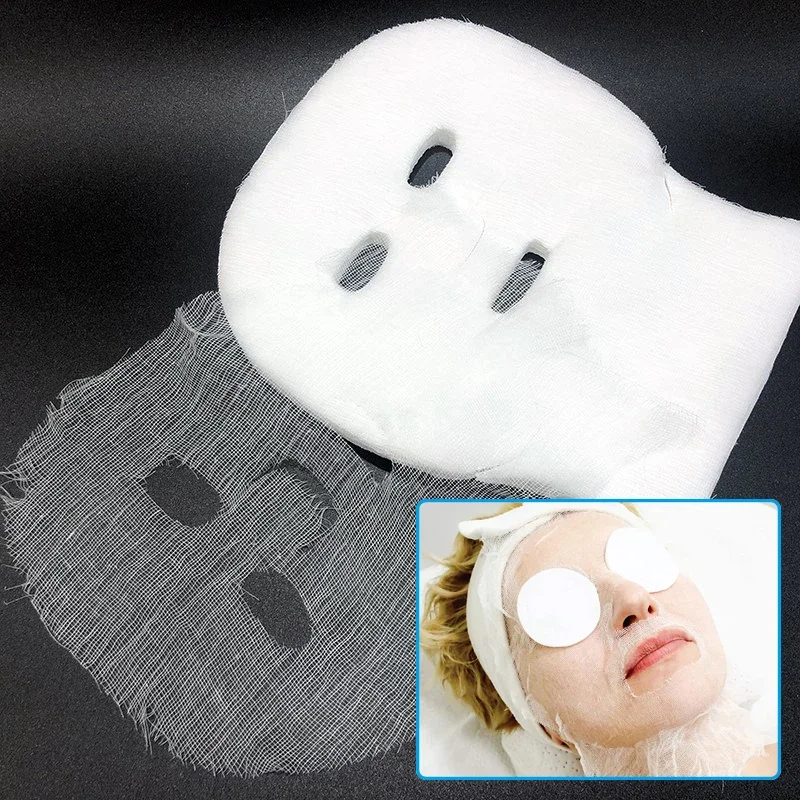 Masque de soin facial en gaze, 1 sac de 100 pièces, amincissant, élimine les poudres pour les yeux, soin de la peau, outil de beauté, salon respirant