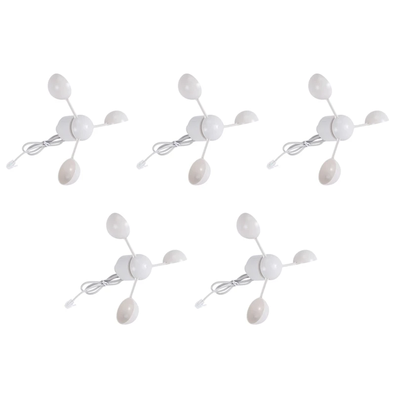 5X WH-SP-WS01 Anemometer Wind Speed Measuring Instrument Wind Speed Sensor Meteorological Instrument For Misol