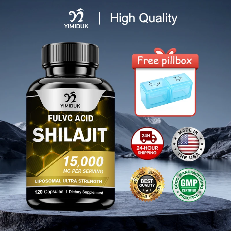 

Капсулы Shilajit, с минералами плотной кислоты и следов, для иммунитета и метаболизма, когнитивная функция, без GMO