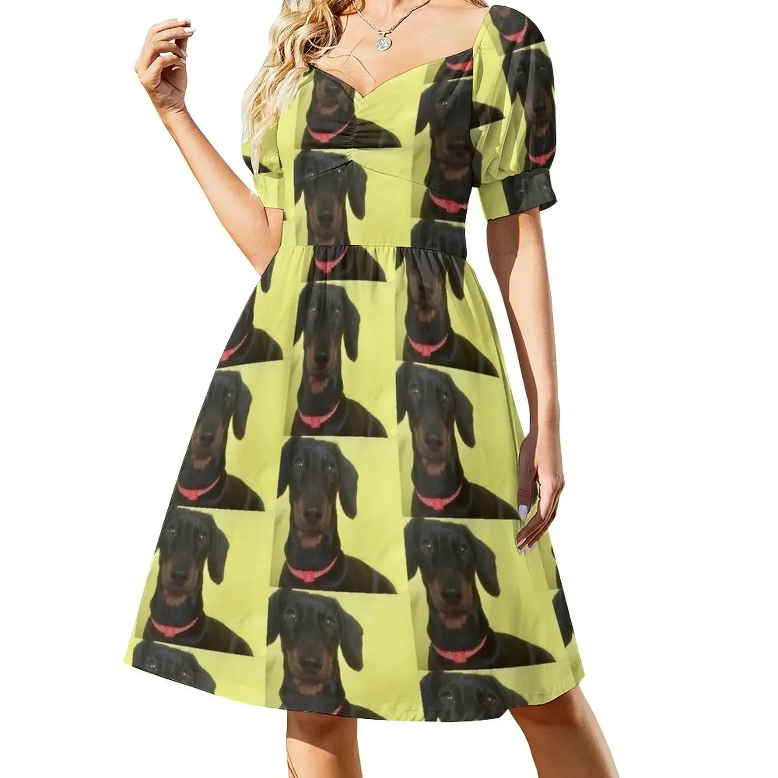 

“Layla from La La Land” by AngelaHaigHarrison Short-Sleeved Dress summer clothes for women evening dress ladies Dress