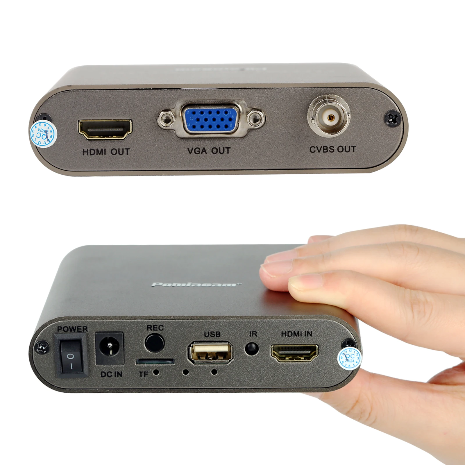 HDMI DVR Recorder HD 1080P Support HDMI/VGA/CVBS Video Output for HDMI Video Recording Recorder Box