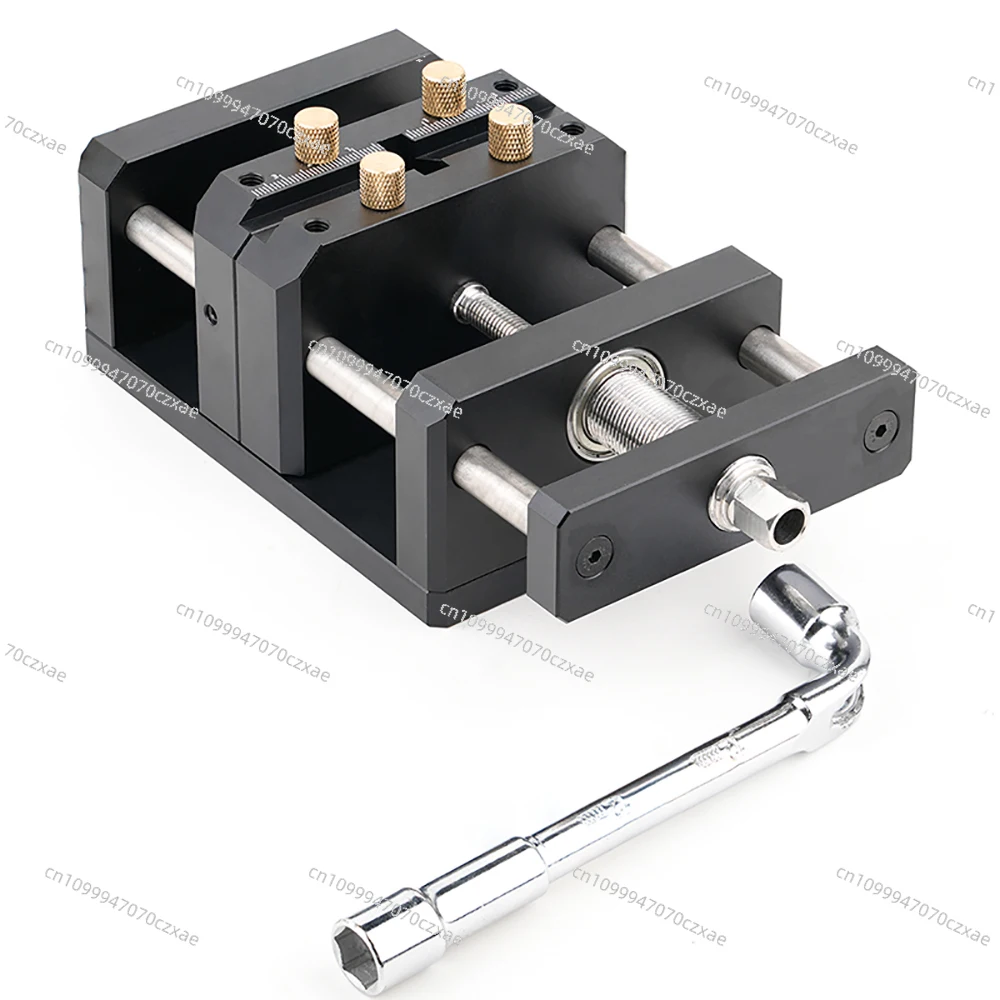 

CNC Aluminum Alloy Self-Centering Vise, Center Drilling Bench Vise DIY Woodworking Tools