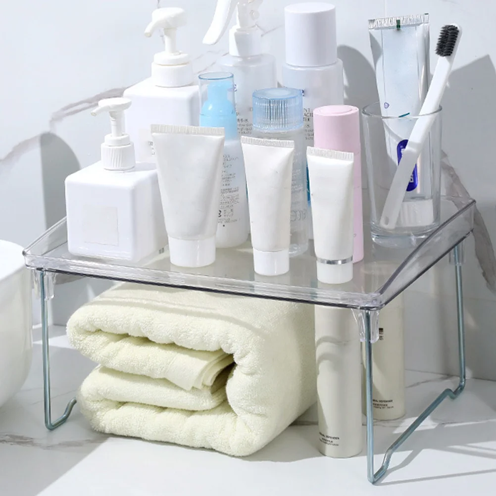 

Expandable Seasoning Storage Rack Shelf Organizer for Pantry Cabinet Cups Containers Kitchen Sundries