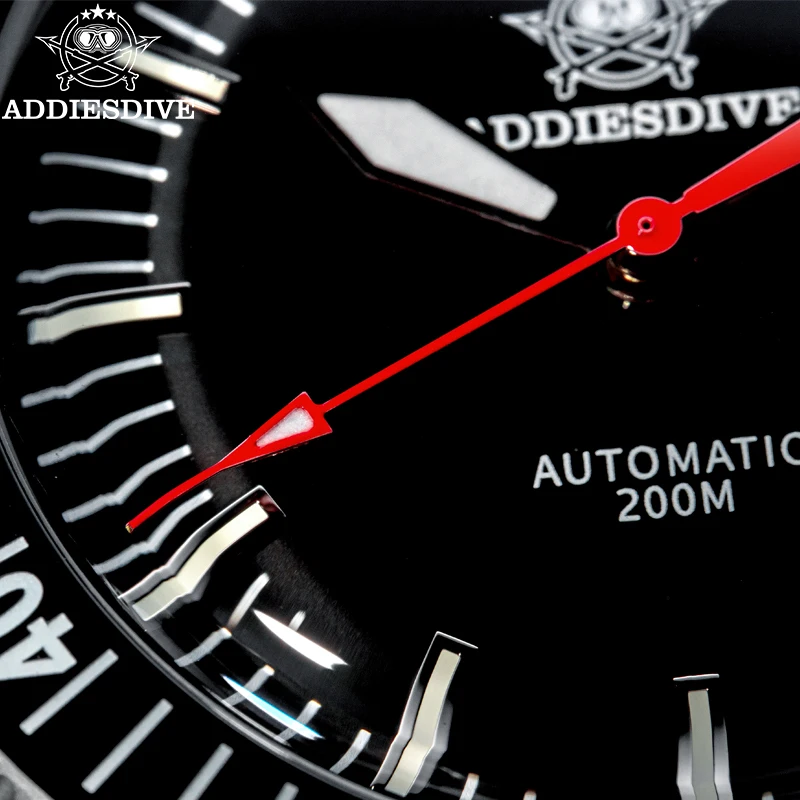 ADDIESDIVE NH35A Men Sapphire Crystal Watches 200m Waterproof BGW9 luminous Japan Automatic Mechanical Clock Stainless Steel