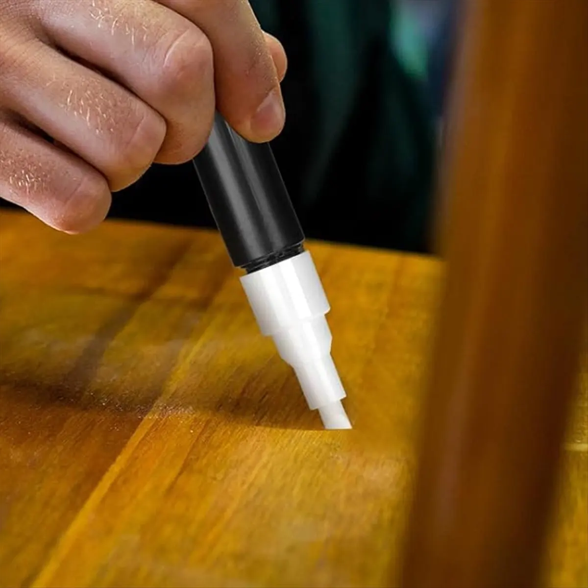 AB09 علامات طلاء قابلة لإعادة الملء 2 قطعة 15 مم أطراف جامبو، غير شفافة، علامات فارغة للأكريليك والطلاء والغراء والحبر السائل #6