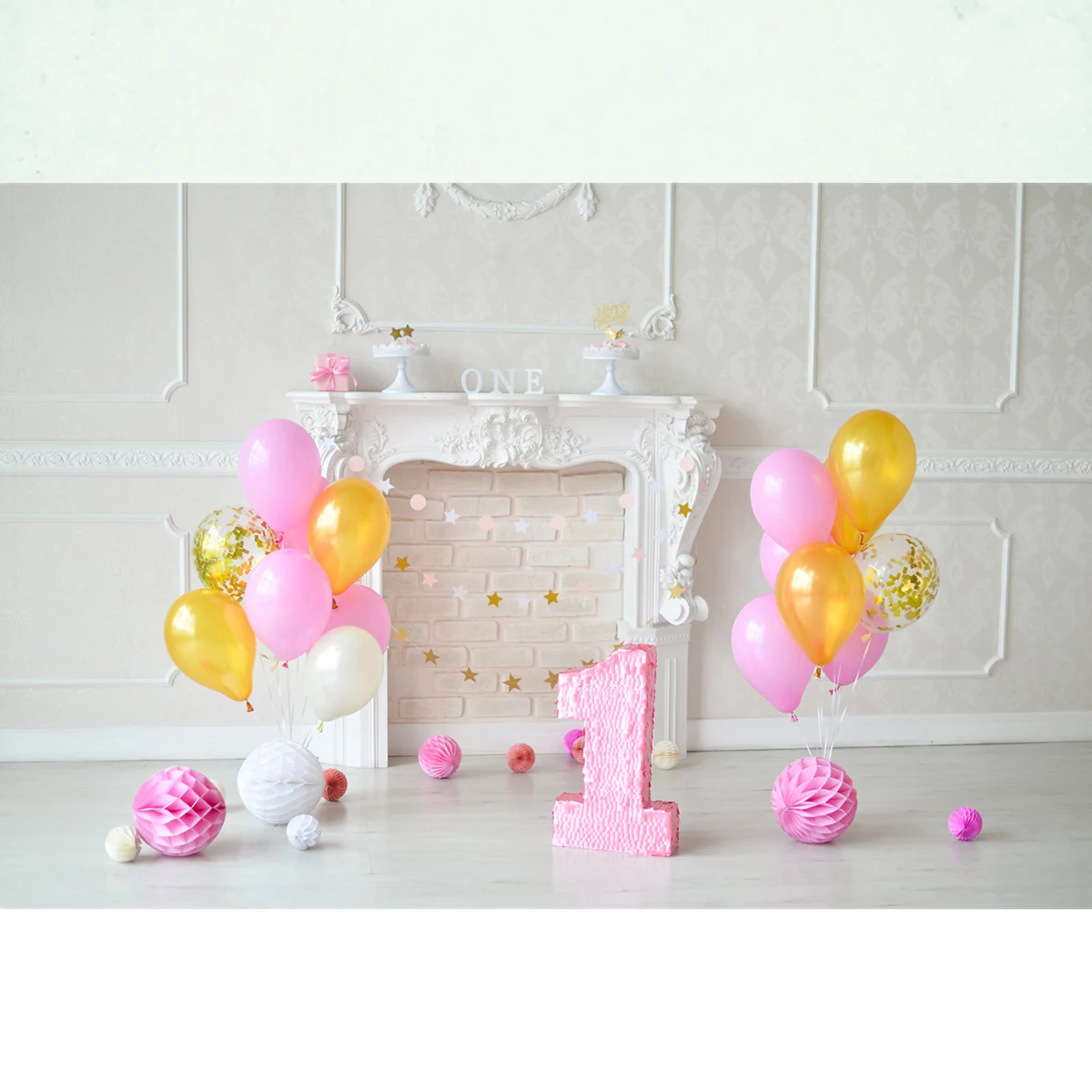 

Birthday Party Background Cloth Photography Backdrops Seamless Wrinkle Free Premium Material Scene Props