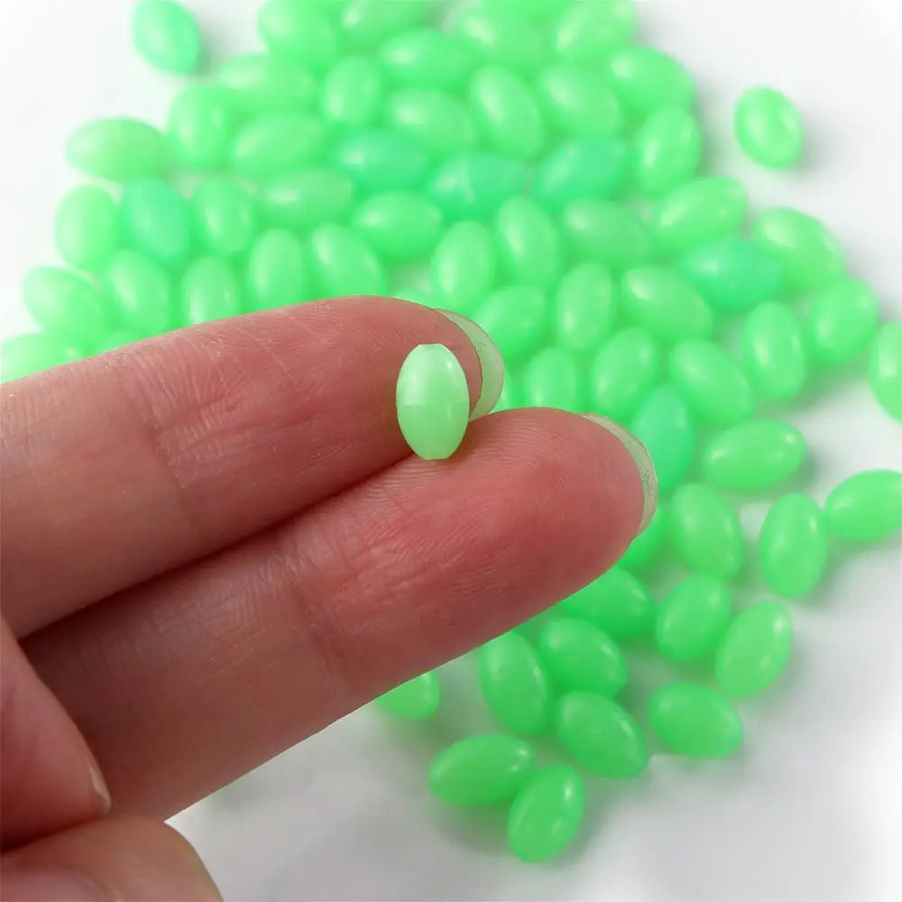 

Night Fishing Fishing Rigs Fishing Lure Oval Plastic Fishing Luminous Balls Fishing Beads Fishing Floats Glowing Sink Beads