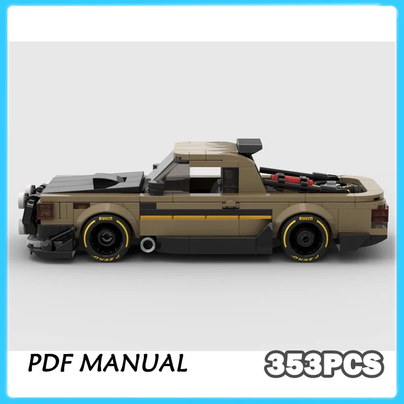 

Classic Vintage Car Building Blocks Set, Retro Automobile Model For Hobby Enthusiasts Display Collectors Decor 353PCS