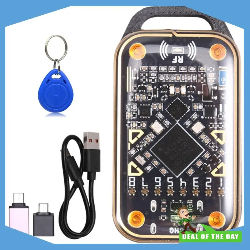 24-Hour Delivery Upgrade Chameleon Ultra Smart Card Emulator+T5577 Keychain RFID Smart Chip Reader 125K 13.56M ID IC Card NFC Du