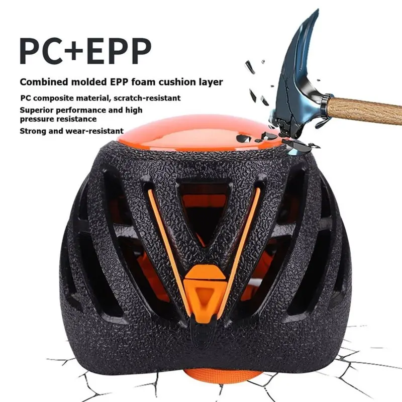 【Price Drop !!】Rock Climbing Helmet Outdoor Lightweight Helmet Adjustable Climbing Helmet For Sports Rescue Caving
