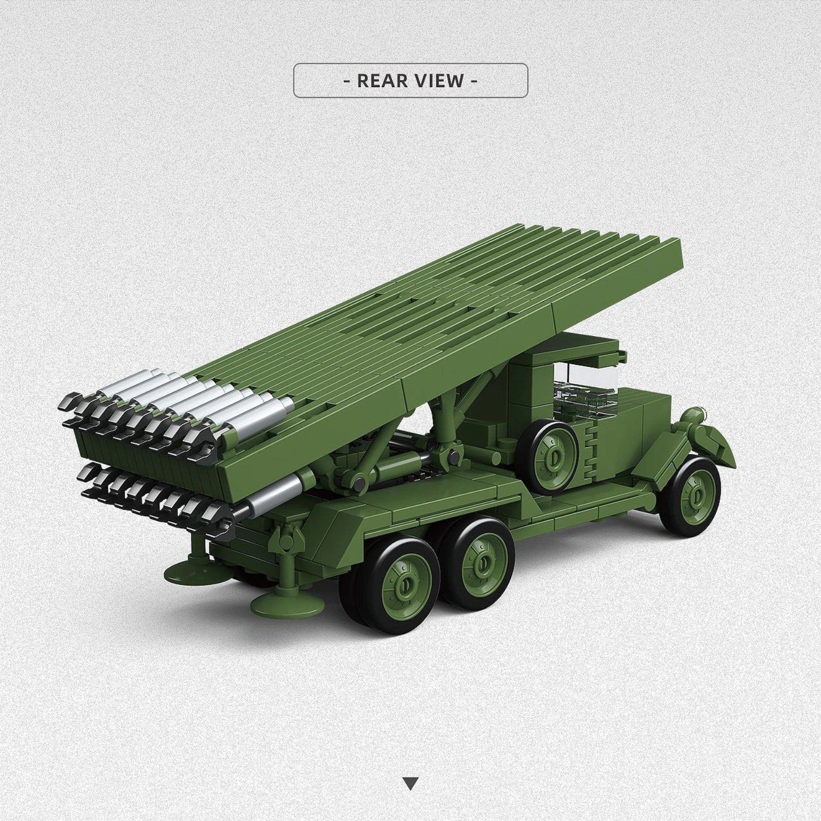 324ピース ソビエト BM-13 カチューシャ 第二次世界大戦 軍用履帯車両 モデルキット 組み立てブロック