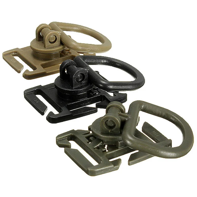 MOLLE Chest Strap System Swivel D Ring Swivel Buckle 18MM 25MM Webbing Connection Buckle New Clip Portable And Practical