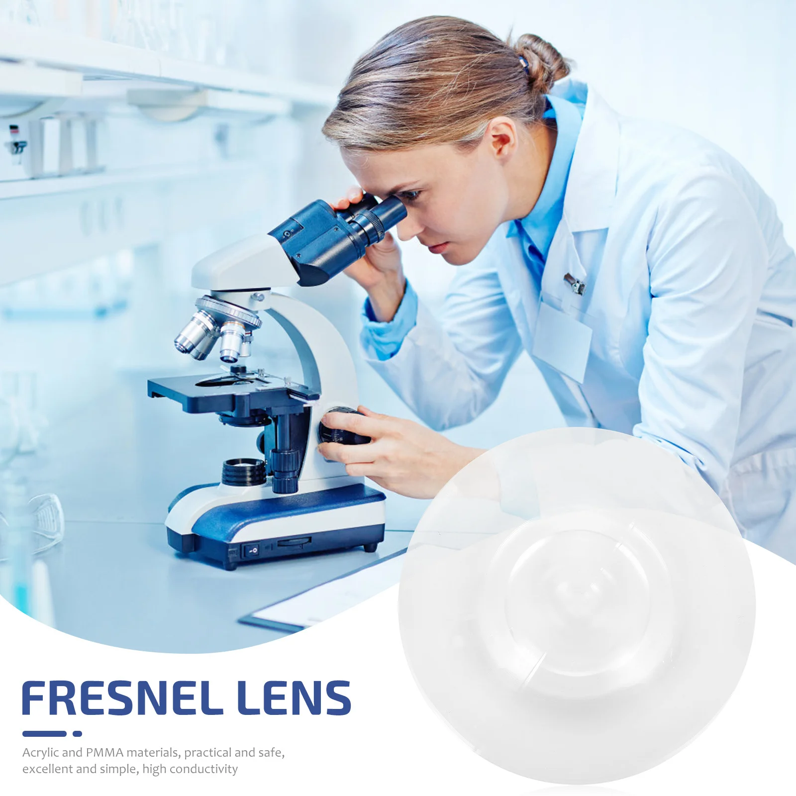 

High Transmission Lens Acrylic Pmma Simple Structure Optical Experiment Projector Tool High Definition Lens