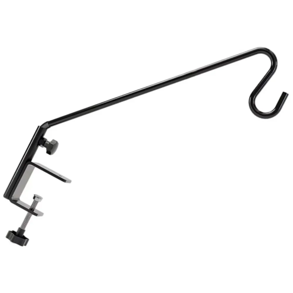 

360 Degree Rotations Bird Feeders Hook Adjustable Sturdy Garden Hook Stainless Steel Extended Rail Hook Home Garden