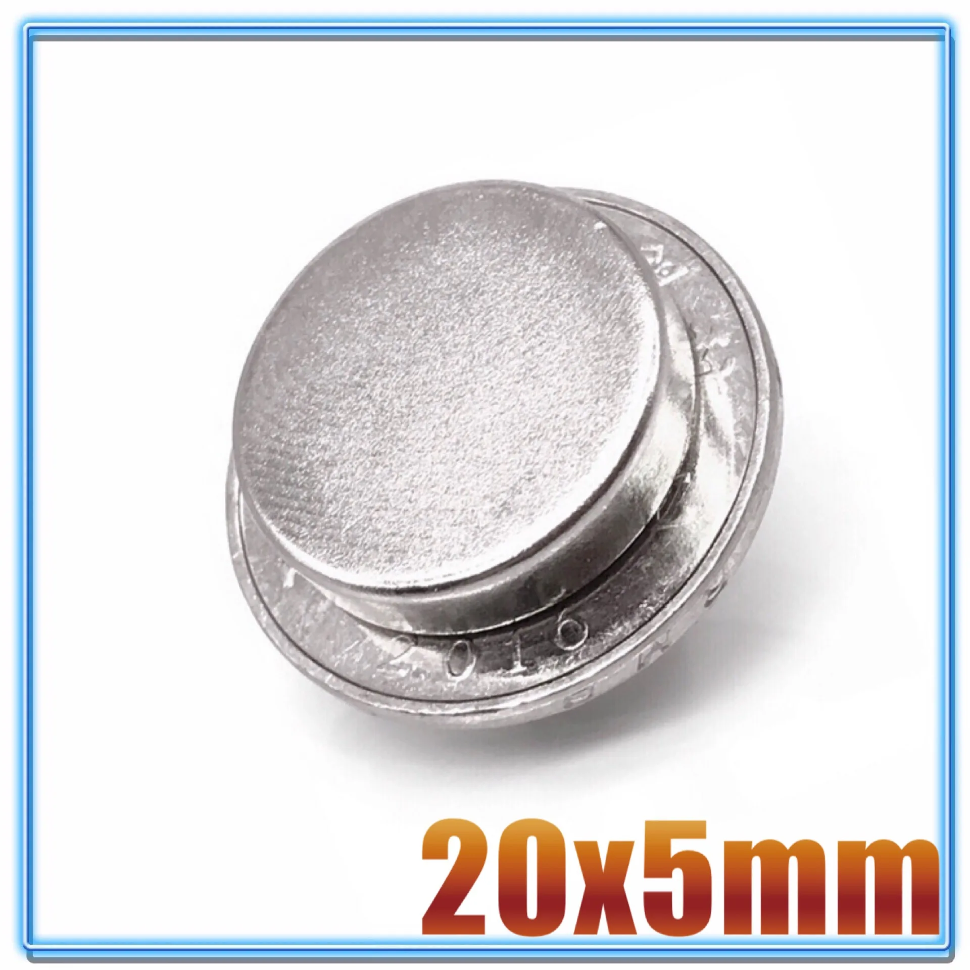 2/5/10/20/50 Pcs 20x5 Round NdFeB Neodymium Magnet N35 Super Powerful imanes Permanent Magnetic Disc 20*5