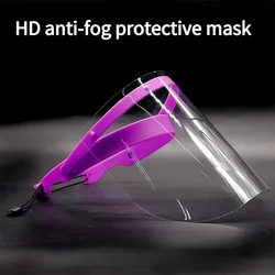 10pcs Face Shield Transparent Goggles Screen Mask Visor Eye Protection Glasses Anti-fog Protective Face Mask Kitchen Tools