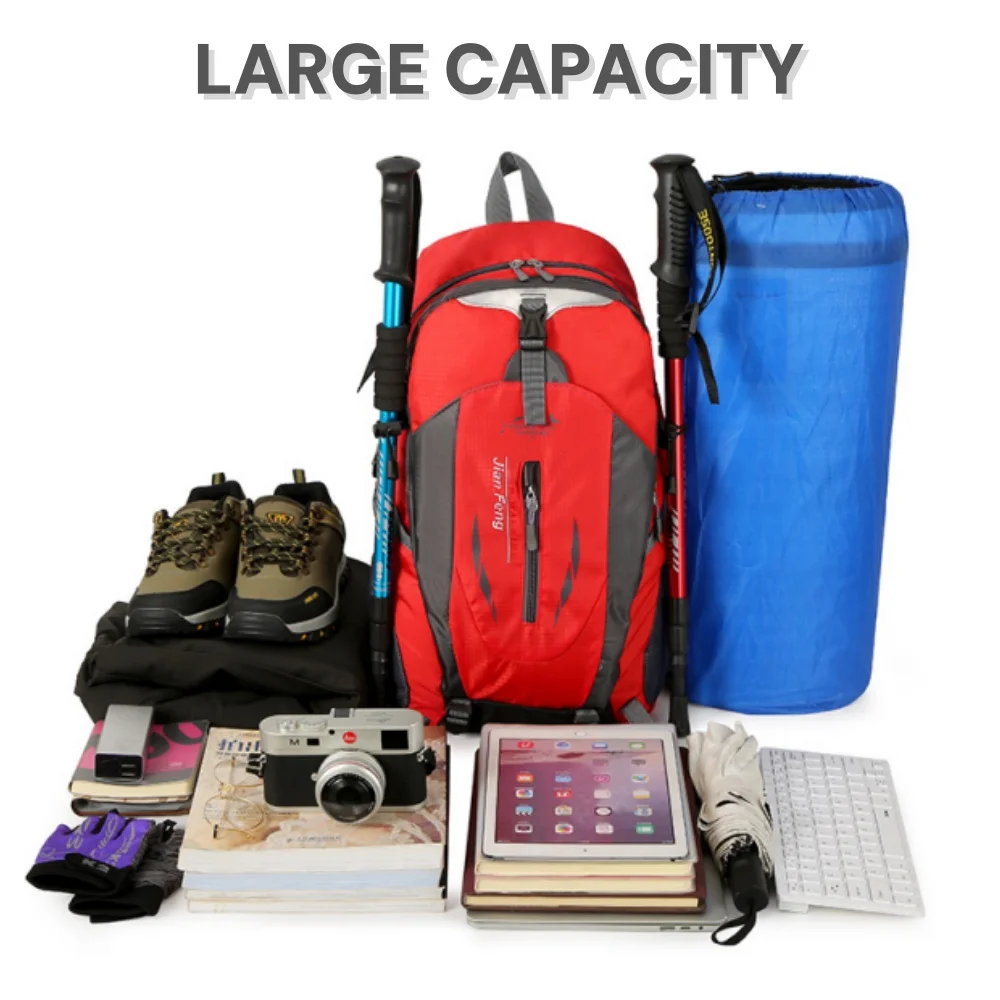 حقائب ظهر رياضية للرجال، حقيبة ظهر للسفر في الهواء الطلق، حقائب ظهر للمراهقين والشباب، حقيبة ظهر مضادة للماء لصيد الأسماك، حقيبة رياضية وقت المغامرة #3