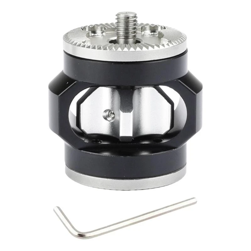 

Gear Extension Rosette Mount Adapter with Male/Female Screw Nut Feature for Secure Camera Rig Accessories