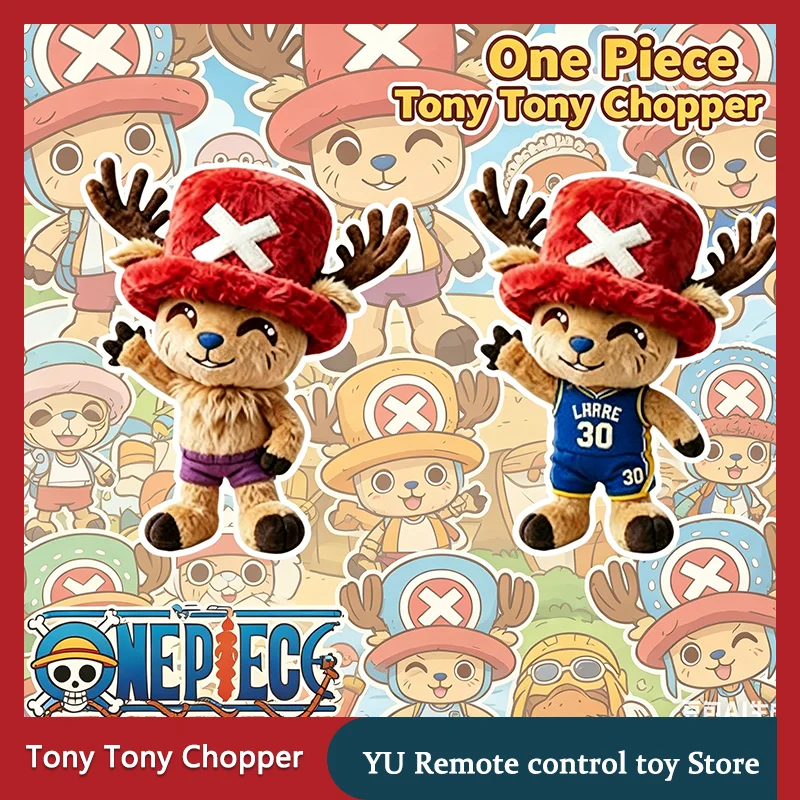 

Новая плюшевая игрушка One Piece Тони Тони Чоппер, мягкая набивная игрушка-персонаж, украшение для дома, подарок на Рождество и День рождения