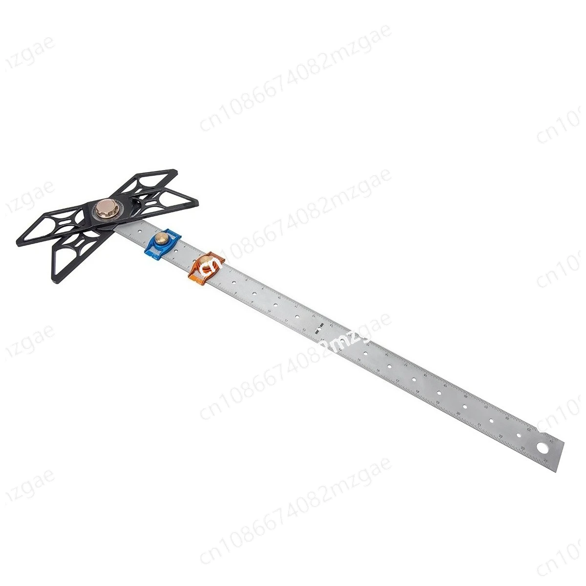 Woodworking Right-angle T-ruler Angle Ruler Scribing Ruler Adjustable High-precision T-square Ruler