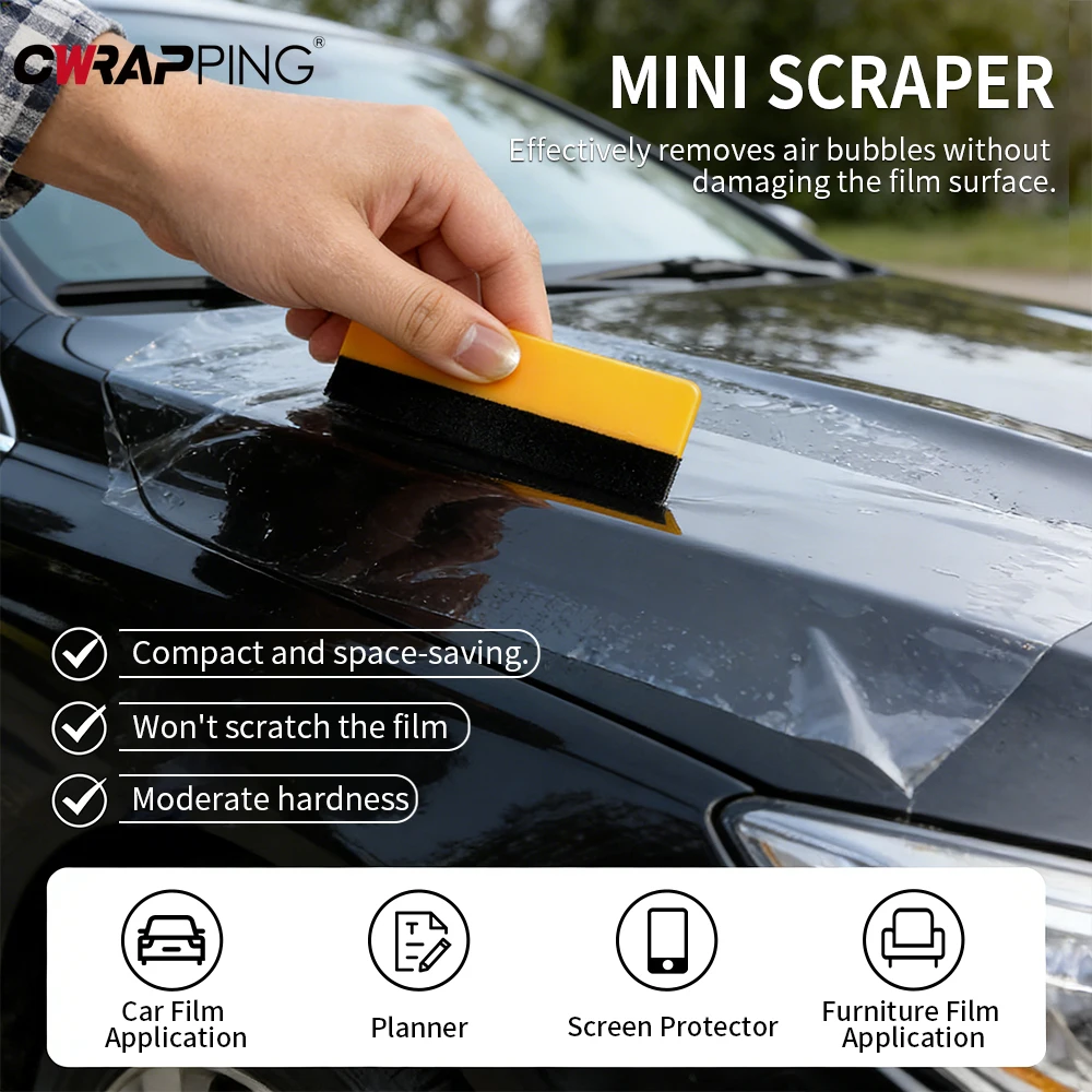 

20PCS Squeegee Hard Card Squeegee Foil Scraper Tint Car Vinyl Film Wrap Tools Label and Sticker Styling Remover Car Accessories