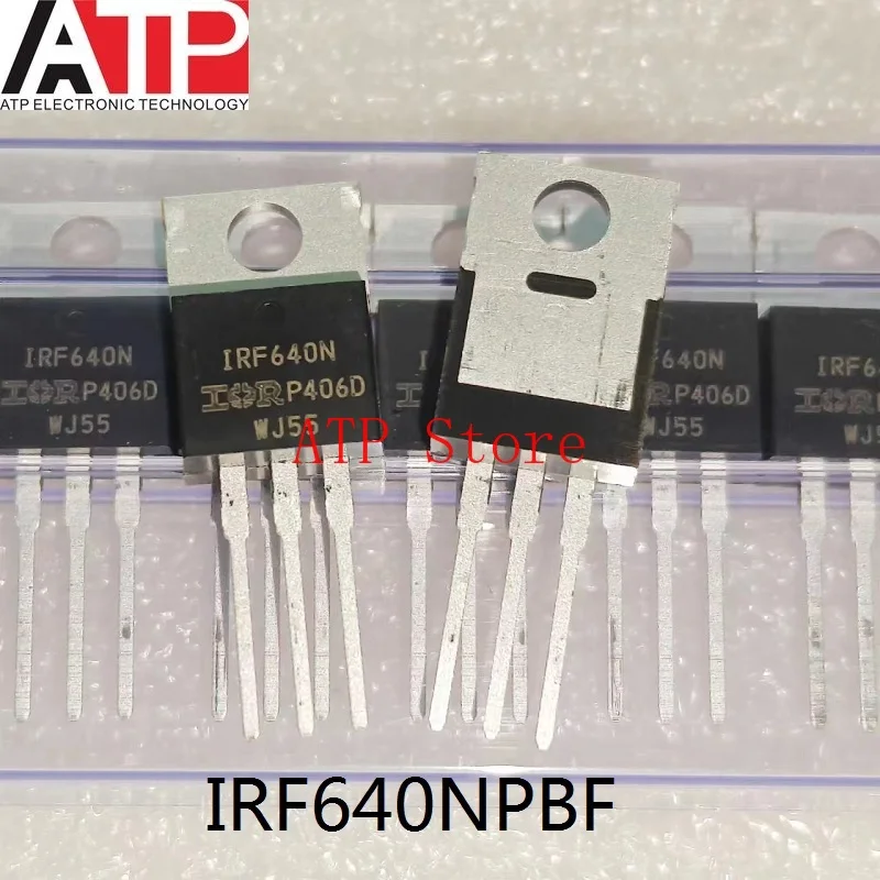 10PCS IRF640NPBF IRF640N 18A 200V 150W Imported N-Channel Power Mosfet IRF640