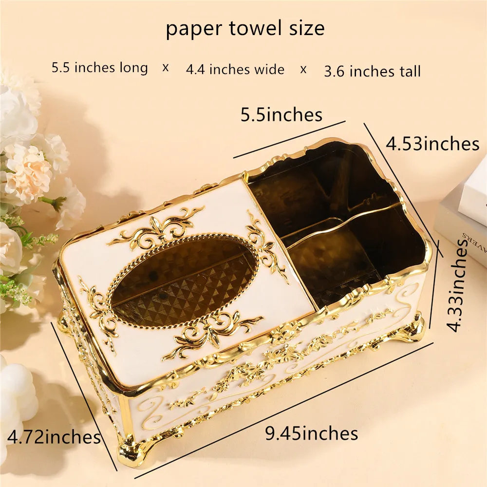 Kitchen Desktop Multifunctional Tissue Box TV Remote Control-Mobile Phone-Storage Box for Cards, Lipstick, Nail Polish, etc.2021