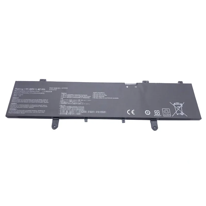 LMDTK New B31N1632 Laptop Battery For ASUS ZenBook 14 X405 X405U X405UA 3ICP5/57/81 0B200-02540000 11.52V 42W