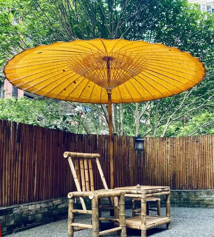 Oil-paper Umbrella Outdoor Waterproof Courtyard Umbrella