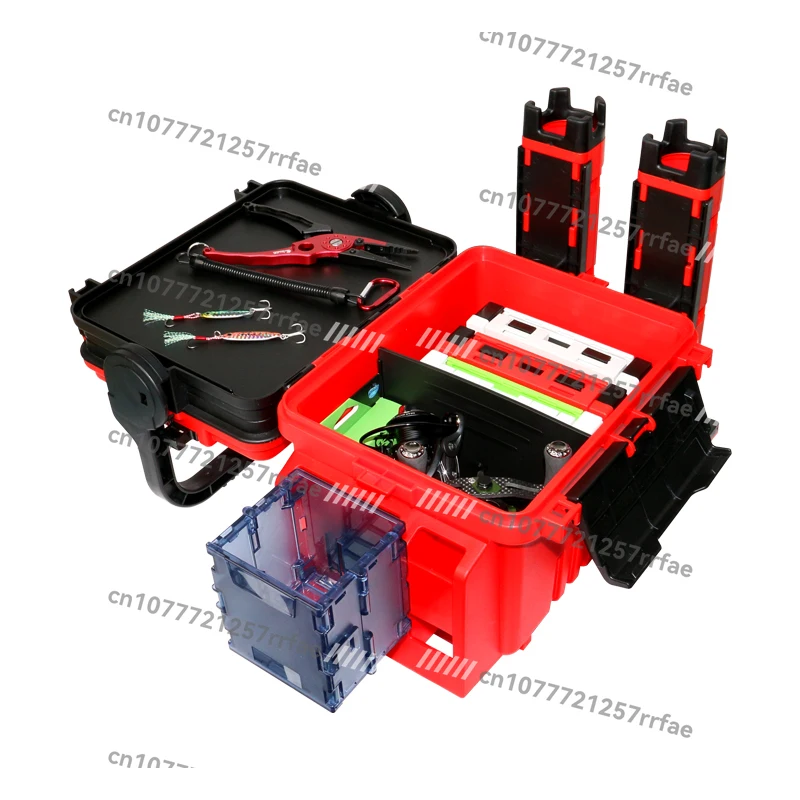 

Waterproof multifunctional plastic wholesale fishing gear storage box, outdoor accessories fishing gear box