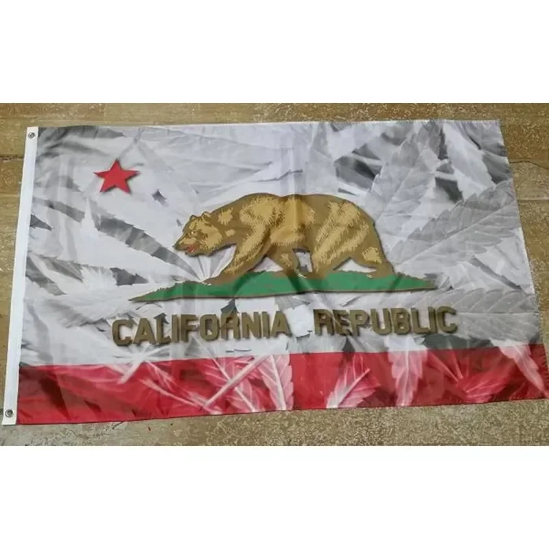 2X3FT 90x150см Баннер Калифорнейской Республики на заказ с баннером с медвежьим флагом