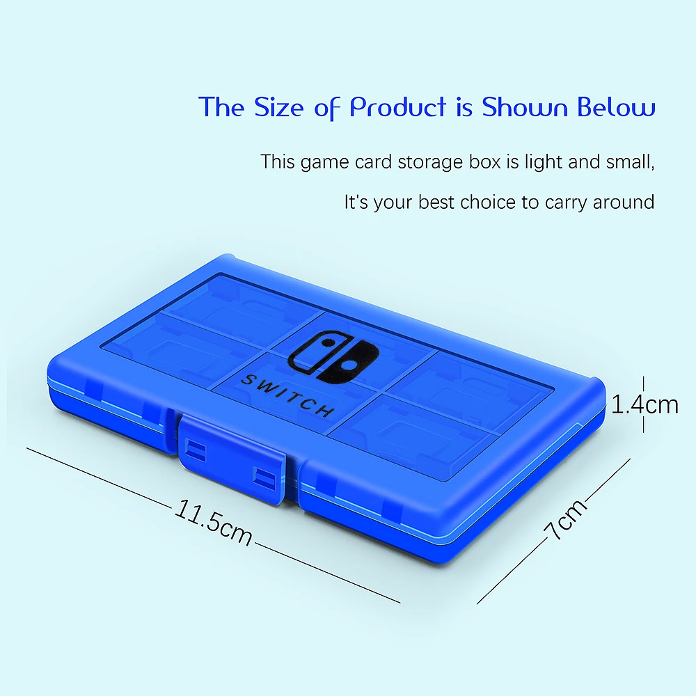 NS Switch Oled Anti-drop 12 In 1 Game Card Storage Case ABS Hard Shell Cover Box for Nintendo Switch Nintendoswitch Accessories